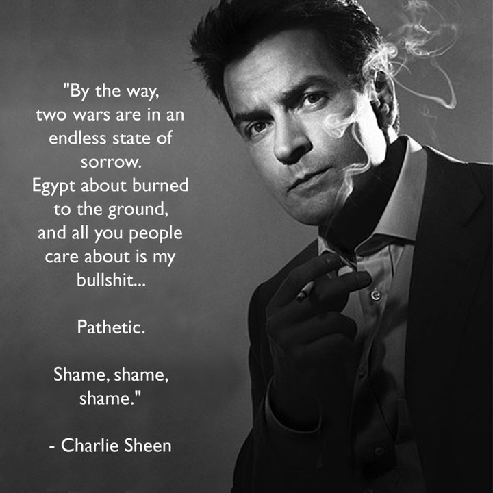 charlie sheen winning poster. Keywords: charlie sheen