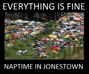 Jonestown EVERYTHING IS FINE NAPTIME